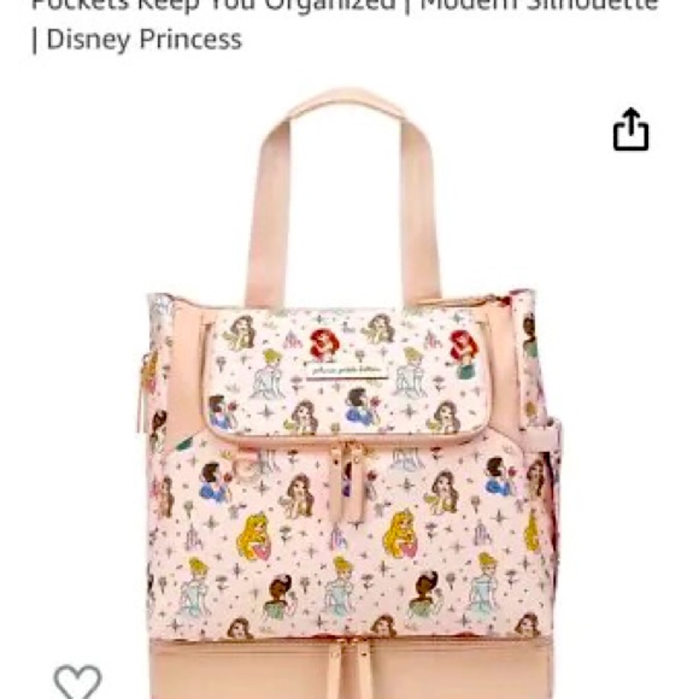 NWT Disney Princess Petunia Pickle Bottom Pivot Diaper Bag. 2 bags